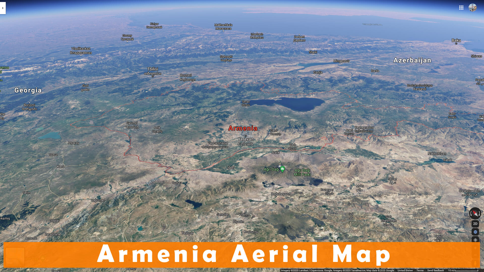 Ermenistan Havadan Haritasi